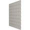 Ekena Millwork 19 5/8in. W x 19 5/8in. H Coralie EnduraWall Decorative 3D Wall Panel Covers 2.67 Sq. Ft. WP20X20CIISG - alternate 4
